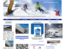 Tablet Screenshot of montegorbea.com